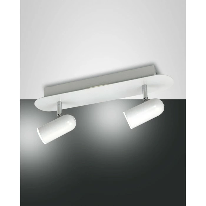 Fabas Luce Spotty Deckenleuchte LED Weiß, 2-flammig 1 Fabas Luce Spotty Deckenleuchte LED Weiß, 2-flammig