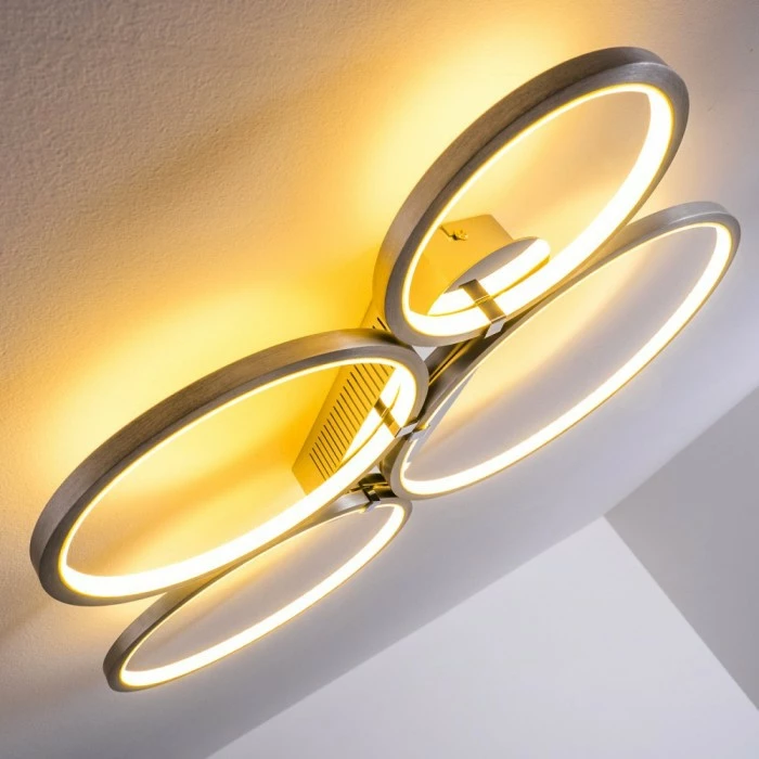 Hofstein Fallo Deckenleuchte LED Chrom, 1-flammig 22 Hofstein Fallo Deckenleuchte LED Chrom, 1-flammig – Bild 22