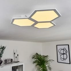 Hofstein Fanebal Deckenpanel LED Weiß, 1-flammig