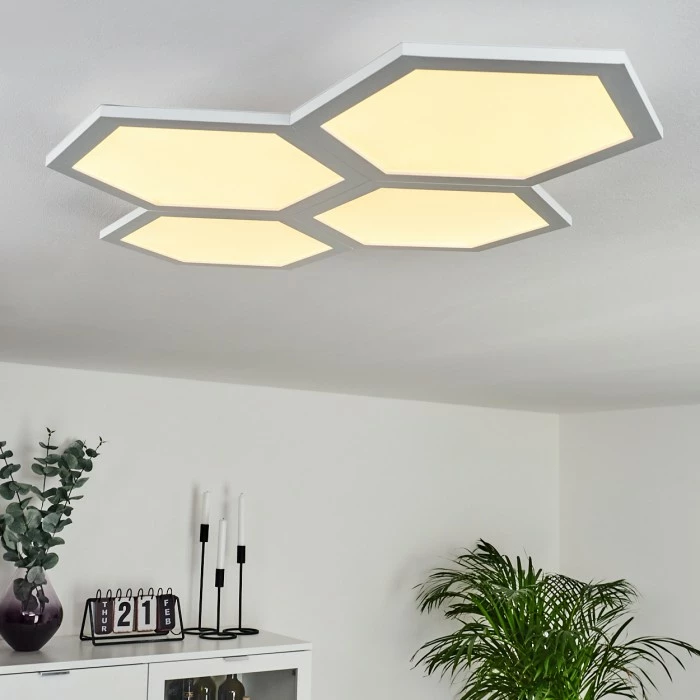 Hofstein Fanebal Deckenpanel LED Weiß, 1-flammig 1 Hofstein Fanebal Deckenpanel LED Weiß, 1-flammig