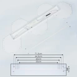 Hofstein Fanebal Deckenpanel LED Weiß, 1-flammig 14 Hofstein Fanebal Deckenpanel LED Weiß, 1-flammig -LED Leuchten Verkäufe fanebal deckenpanel h3419137 4