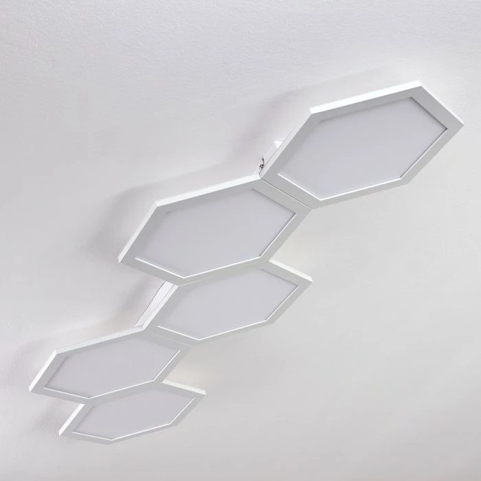 Hofstein Fanebal Deckenpanel LED Weiß, 1-flammig 8 Hofstein Fanebal Deckenpanel LED Weiß, 1-flammig – Bild 8