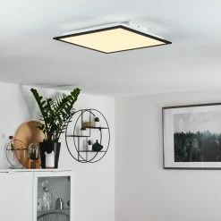 Hofstein Farc LED Panel Schwarz, Weiß, 1-flammig, Fernbedienung -LED Leuchten Verkäufe farc led panel h3326329 19