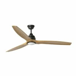 Faro Barcelona Alo Deckenventilator LED Schwarz, 1-flammig