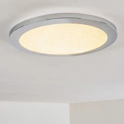 Hofstein Fasola Deckenleuchte LED Nickel glänzend, 1-flammig 35 Hofstein Fasola Deckenleuchte LED Nickel glänzend, 1-flammig -LED Leuchten Verkäufe fasola deckenleuchte h3266083 do4 13