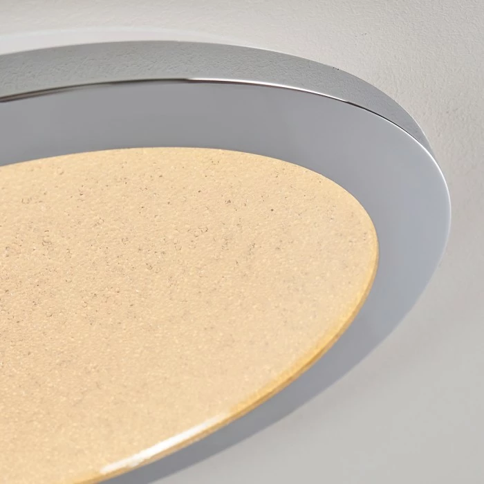 Hofstein Fasola Deckenleuchte LED Nickel glänzend, 1-flammig 22 Hofstein Fasola Deckenleuchte LED Nickel glänzend, 1-flammig – Bild 22