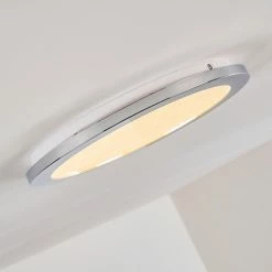Hofstein Fasola Deckenleuchte LED Nickel glänzend, 1-flammig 30 Hofstein Fasola Deckenleuchte LED Nickel glänzend, 1-flammig -LED Leuchten Verkäufe fasola deckenleuchte h3266083 do4 8