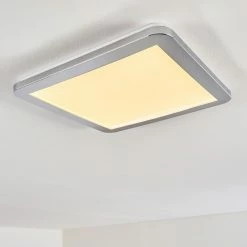 Hofstein Fasola Deckenleuchte LED Nickel-Matt, 1-flammig -LED Leuchten Verkäufe fasola deckenleuchte h3266113 do4 5