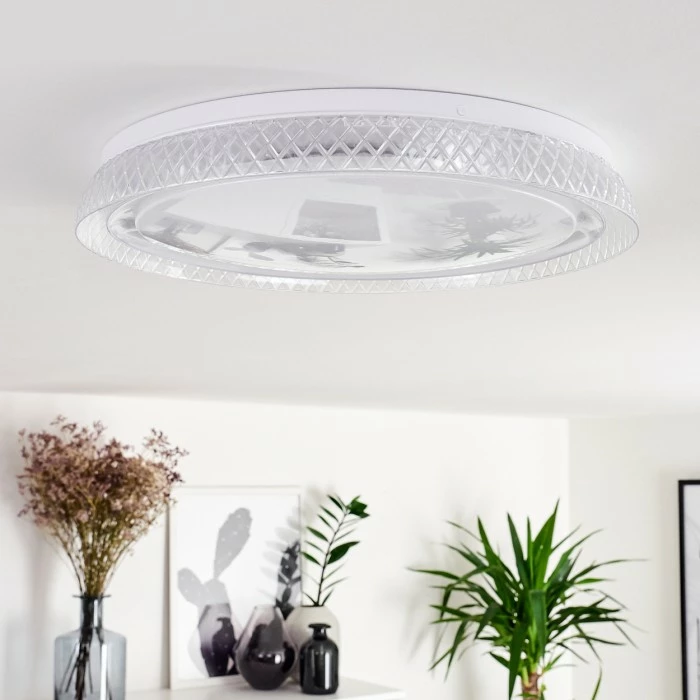 Hofstein Feletto Deckenleuchte LED Weiß, 1-flammig, Fernbedienung 10 Hofstein Feletto Deckenleuchte LED Weiß, 1-flammig, Fernbedienung – Bild 10