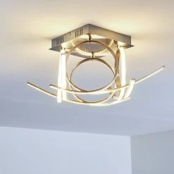 Globo Felin Deckenleuchte LED Nickel-Matt, 1-flammig -LED Leuchten Verkäufe felin deckenleuchte h3023662 10