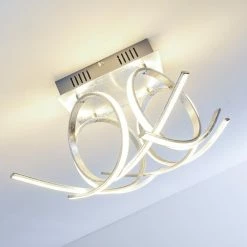 Hofstein Felin Deckenleuchte LED Silber, 1-flammig 34 Hofstein Felin Deckenleuchte LED Silber, 1-flammig -LED Leuchten Verkäufe felin deckenleuchte h3023709 10