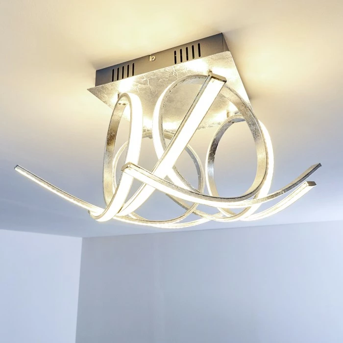 Hofstein Felin Deckenleuchte LED Silber, 1-flammig 13 Hofstein Felin Deckenleuchte LED Silber, 1-flammig – Bild 13