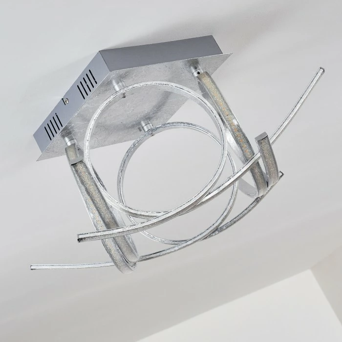 Hofstein Felin Deckenleuchte LED Silber, 1-flammig 21 Hofstein Felin Deckenleuchte LED Silber, 1-flammig – Bild 21