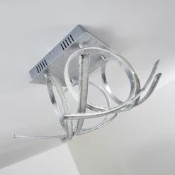 Hofstein Felin Deckenleuchte LED Silber, 1-flammig 47 Hofstein Felin Deckenleuchte LED Silber, 1-flammig -LED Leuchten Verkäufe felin deckenleuchte h3023709 23