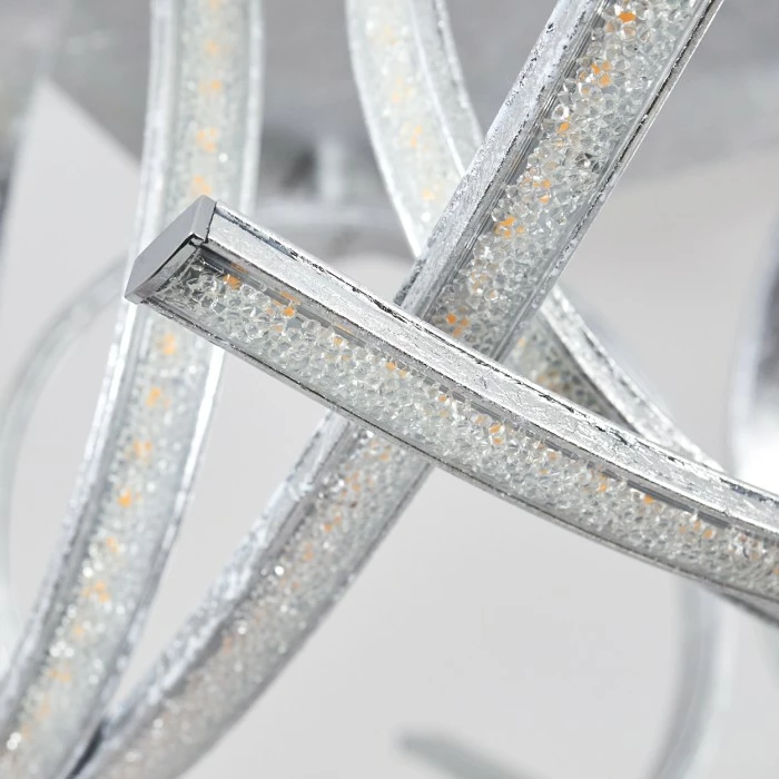 Hofstein Felin Deckenleuchte LED Silber, 1-flammig 9 Hofstein Felin Deckenleuchte LED Silber, 1-flammig – Bild 9