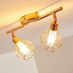 Hofstein Ferrand Deckenleuchte LED Kupferfarben, 2-flammig 31 Hofstein Ferrand Deckenleuchte LED Kupferfarben, 2-flammig -LED Leuchten Verkäufe ferrand deckenleuchte h3159842 do1 10