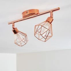 Hofstein Ferrand Deckenleuchte LED Kupferfarben, 2-flammig 32 Hofstein Ferrand Deckenleuchte LED Kupferfarben, 2-flammig -LED Leuchten Verkäufe ferrand deckenleuchte h3159842 do1 11