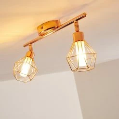 Hofstein Ferrand Deckenleuchte LED Kupferfarben, 2-flammig 23 Hofstein Ferrand Deckenleuchte LED Kupferfarben, 2-flammig -LED Leuchten Verkäufe ferrand deckenleuchte h3159842 do1 2