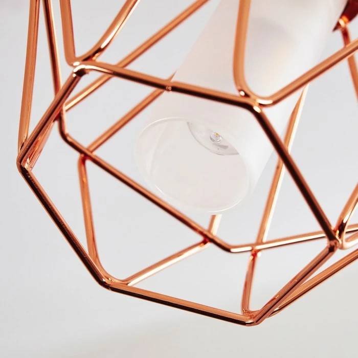 Hofstein Ferrand Deckenleuchte LED Kupferfarben, 2-flammig 21 Hofstein Ferrand Deckenleuchte LED Kupferfarben, 2-flammig – Bild 21