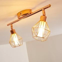 Hofstein Ferrand Deckenleuchte LED Kupferfarben, 2-flammig 25 Hofstein Ferrand Deckenleuchte LED Kupferfarben, 2-flammig -LED Leuchten Verkäufe ferrand deckenleuchte h3159842 do1 4