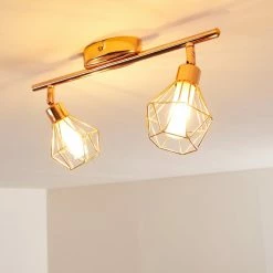 Hofstein Ferrand Deckenleuchte LED Kupferfarben, 2-flammig 29 Hofstein Ferrand Deckenleuchte LED Kupferfarben, 2-flammig -LED Leuchten Verkäufe ferrand deckenleuchte h3159842 do1 8