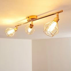 Hofstein Ferrand Deckenleuchte LED Kupferfarben, 3-flammig -LED Leuchten Verkäufe ferrand deckenleuchte h3159873 do1 10