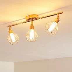 Hofstein Ferrand Deckenleuchte LED Kupferfarben, 3-flammig -LED Leuchten Verkäufe ferrand deckenleuchte h3159873 do1 14