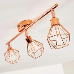 Hofstein Ferrand Deckenleuchte LED Kupferfarben, 3-flammig -LED Leuchten Verkäufe ferrand deckenleuchte h3159873 do1 9