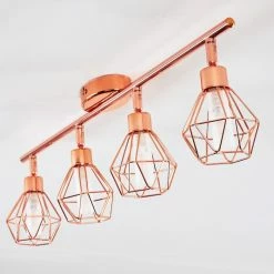 Hofstein Ferrand Deckenleuchte LED Kupferfarben, 4-flammig -LED Leuchten Verkäufe ferrand deckenleuchte h3159903 do1 19