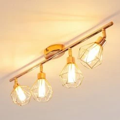 Hofstein Ferrand Deckenleuchte LED Kupferfarben, 4-flammig -LED Leuchten Verkäufe ferrand deckenleuchte h3159903 do1 5