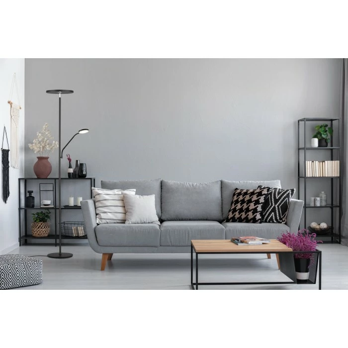 FHL easy Fabi Stehleuchte LED Schwarz, 1-flammig 1 FHL easy Fabi Stehleuchte LED Schwarz, 1-flammig