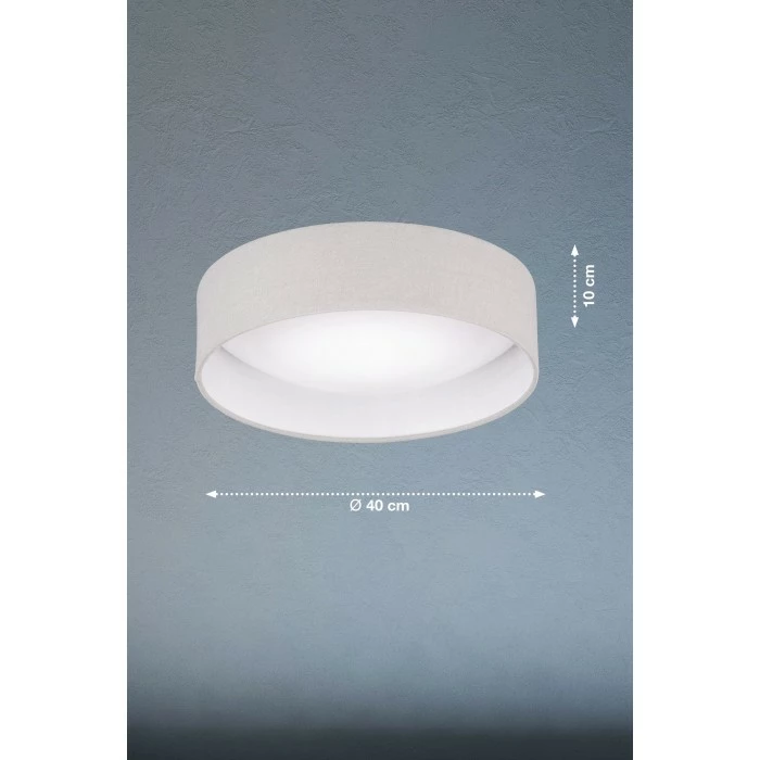 FHL easy Linus Deckenleuchte LED Grau, 1-flammig 3 FHL easy Linus Deckenleuchte LED Grau, 1-flammig – Bild 3