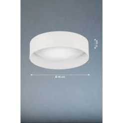 FHL easy Linus Deckenleuchte LED Wei&szlig;, 1-flammig