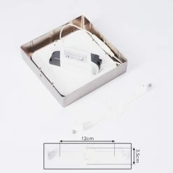 Hofstein Finsrud Deckenleuchte LED Nickel-Matt, 1-flammig -LED Leuchten Verkäufe finsrud deckenleuchte h3427408 4