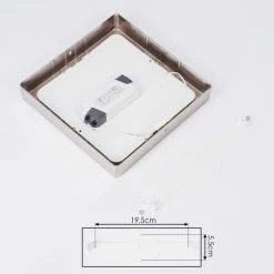 Hofstein Finsrud Deckenleuchte LED Nickel-Matt, 1-flammig 15 Hofstein Finsrud Deckenleuchte LED Nickel-Matt, 1-flammig -LED Leuchten Verkäufe finsrud deckenleuchte h3427446 4