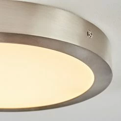 Hofstein Finsrud Deckenleuchte LED Nickel-Matt, 1-flammig -LED Leuchten Verkäufe finsrud deckenleuchte h3427477 5