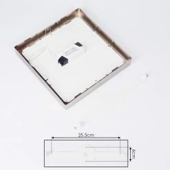 Hofstein Finsrud Deckenleuchte LED Nickel-Matt, 1-flammig -LED Leuchten Verkäufe finsrud deckenleuchte h3427484 4