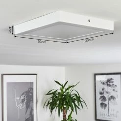 Hofstein Finsrud Deckenleuchte LED Weiß, 1-flammig -LED Leuchten Verkäufe finsrud deckenleuchte h3427538 3