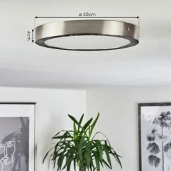 Hofstein Finsrud Deckenleuchte LED Nickel-Matt, 1-flammig 13 Hofstein Finsrud Deckenleuchte LED Nickel-Matt, 1-flammig -LED Leuchten Verkäufe finsrud deckenleuchte h3436141 3