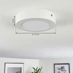 Hofstein Finsrud Deckenleuchte LED Weiß, 1-flammig -LED Leuchten Verkäufe finsrud deckenleuchte h3436288 3