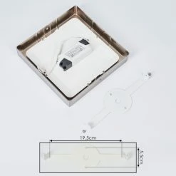Hofstein Finsrud Deckenleuchte LED Nickel-Matt, 1-flammig -LED Leuchten Verkäufe finsrud deckenleuchte h3436615 4