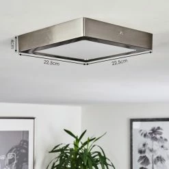 Hofstein Finsrud Deckenleuchte LED Nickel-Matt, 1-flammig 13 Hofstein Finsrud Deckenleuchte LED Nickel-Matt, 1-flammig -LED Leuchten Verkäufe finsrud deckenleuchte h3436622 3