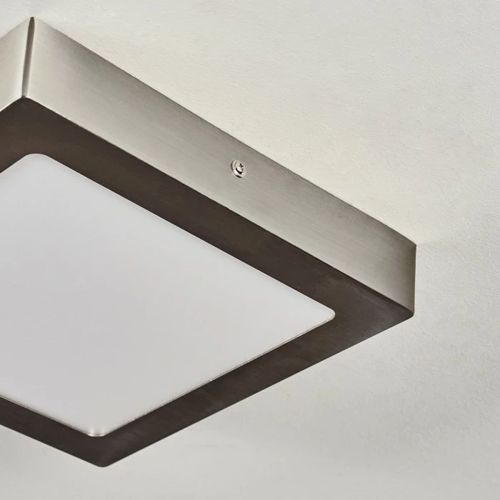 Hofstein Finsrud Deckenleuchte LED Nickel-Matt, 1-flammig 6 Hofstein Finsrud Deckenleuchte LED Nickel-Matt, 1-flammig – Bild 6