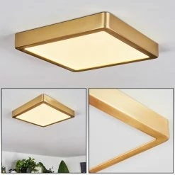 Hofstein Finsrud Deckenpanel LED Gold, 1-flammig