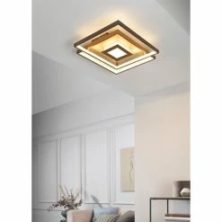 Honsel Leuchten Fischer & Honsel Clou Deckenleuchte LED Braun, 1-flammig