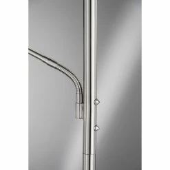 Honsel Leuchten Fischer & Honsel Dent Deckenfluter LED Nickel-Matt, 1-flammig -LED Leuchten Verkäufe fischer honsel dent deckenfluter 40317 2