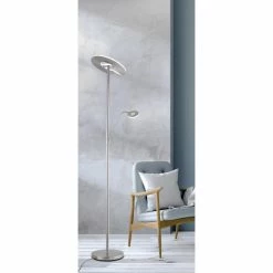 Honsel Leuchten Fischer & Honsel Dent Deckenfluter LED Schwarz, 1-flammig