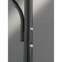 Honsel Leuchten Fischer & Honsel Dent Deckenfluter LED Schwarz, 1-flammig -LED Leuchten Verkäufe fischer honsel dent deckenfluter 40318 8