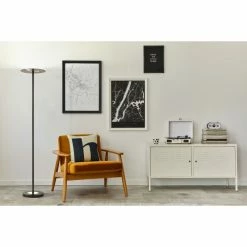 Honsel Leuchten Fischer & Honsel Dent Stehleuchte LED Schwarz, 1-flammig