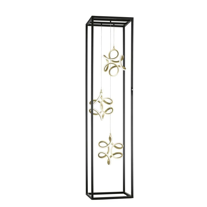 Honsel Leuchten Fischer & Honsel Gesa Stehleuchte LED Schwarz, 3-flammig 3 Honsel Leuchten Fischer & Honsel Gesa Stehleuchte LED Schwarz, 3-flammig – Bild 3